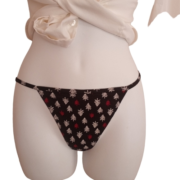 Victoria's Secret Christmas Trees V String Panty M - Picture 9 of 15